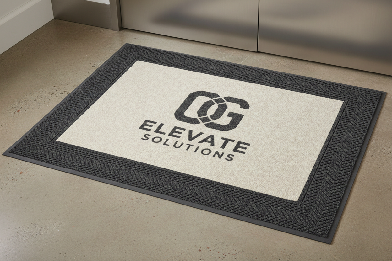 Logo floor mat